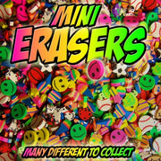 250 Mixed Erasers In 1" Capsules - Wholesale Vending Products
