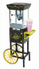 Old Fashioned Movie Time 48" Popcorn Cart, Black - Wholesale Vending Products