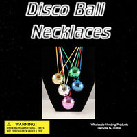250 Disco Ball Necklaces In 2" Capsules - Wholesale Vending Products
