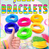 250 Jelly Bracelets In 1" Capsules
