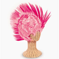 Pink Ribbon Mohawk Wig - Wholesale Vending Products