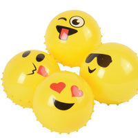 12 Emoji Knobby Balls - 5" - Wholesale Vending Products