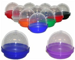 100 Empty 2" Acorn Vending Capsules Mix Or Solid Color - Wholesale Vending Products