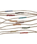 100 Braided Jute/Hemp Bracelets - Wholesale Vending Products