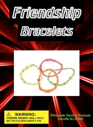 250 Friendship Bracelets In 1" Capsules - Wholesale Vending Products