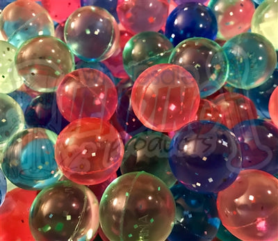 144 Glitter Colored Sparkle Balls 1