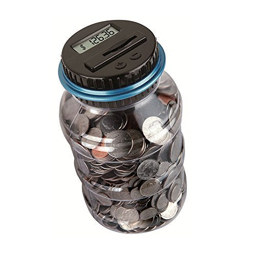 Coin Counting Plastic Bank (Ships Free)