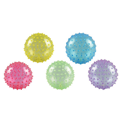 Inflatable Glitter Knobby Balls - 5'' - Wholesale Vending Products