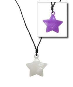 24 Color Changing UV Star Pendants - Wholesale Vending Products