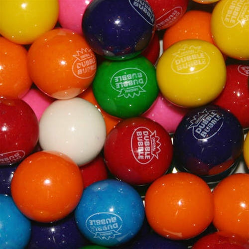 850 Dubble Bubble Gumballs 1" Assorted Flavors - Wholesale Vending Products