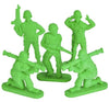 24 - Assorted Green Army Men Eraser Figures - Wholesale Vending Products