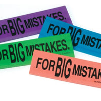 12 Big Mistake Erasers - Wholesale Vending Products