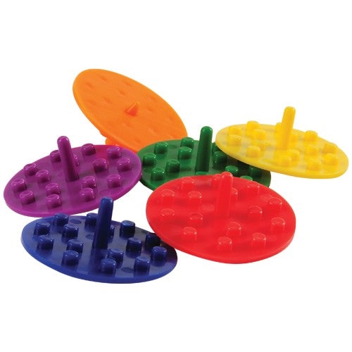 12 Block Mania Spinning Tops - Wholesale Vending Products