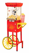 Old Fashioned Movie Time 48" Popcorn Cart, Red - Wholesale Vending Products