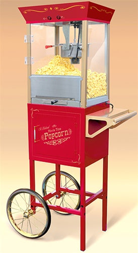 Best Buy: Nostalgia Electrics 10-Cup Vintage Collection Old-Fashioned Movie  Time Popcorn Cart Red CCP399