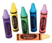 12 Crayon Erasers - Wholesale Vending Products