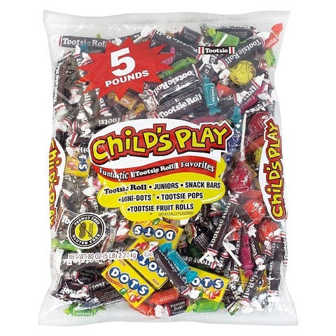 5 Lbs Tootsie Roll Child's Play - Wholesale Vending Products