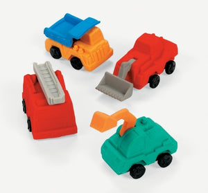 12 Construction Truck Erasers - Wholesale Vending Products