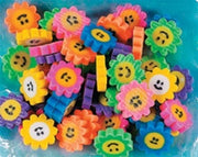 48 Daisy Erasers - Wholesale Vending Products
