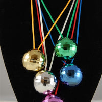 12 Disco Ball Necklaces - Wholesale Vending Products