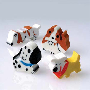 12 Dog Erasers - Wholesale Vending Products