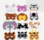 12 Foam Animal Masks - Wholesale Vending Products