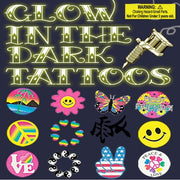 250 Glow In The Dark Tattoos - 2" - Wholesale Vending Products