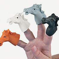 12 Horse Finger Pupperts - Wholesale Vending Products