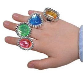 144 Large Jewel Ring Kids LOVE These! Wholesale Pricing - Wholesale Vending Products