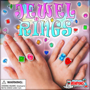 250 Sparkle Jewel Rings In 2" Capsules