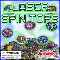 250 Laser Spin Tops - 2"