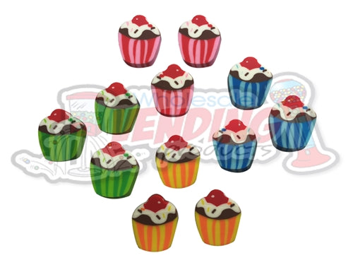 144 Mini Cupcake Erasers - Wholesale Vending Products