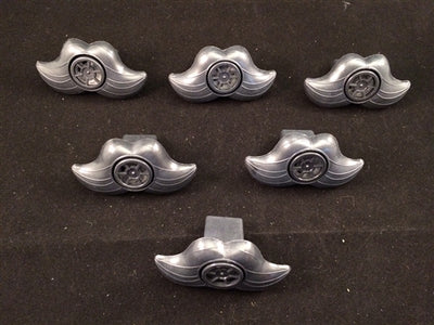 48 Plastic Mustache Lip Whistles - Wholesale Vending Products