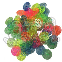 144 Mini Plastic Swirl Tops - Wholesale Vending Products