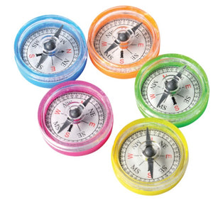 36 Pretend Neon Compasses - Wholesale Vending Products