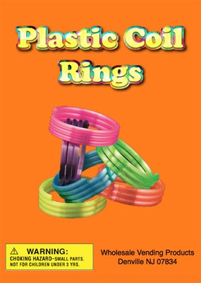 250 Plastic Coil Rings - 1