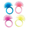 72 Glitter Porcupine Rings - Wholesale Vending Products