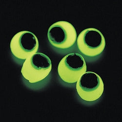 12 Glow In The Dark Sticky Eyeballs - Wholesale Vending Products
