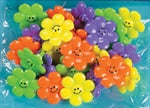 24 Smile Face Flower Rings - Wholesale Vending Products