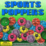 250 Sports Poppers - 2" - Wholesale Vending Products