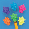 144 Star Eraser Pencil Toppers - Wholesale Vending Products