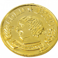144 Gold Doro Plastic Reward Coins - Wholesale Vending Products