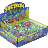 12 - Multicolor Suction Cup Balls 2"