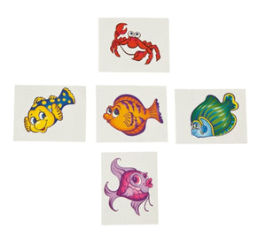 72 Tropical Fish Tattoos - Wholesale Vending Products